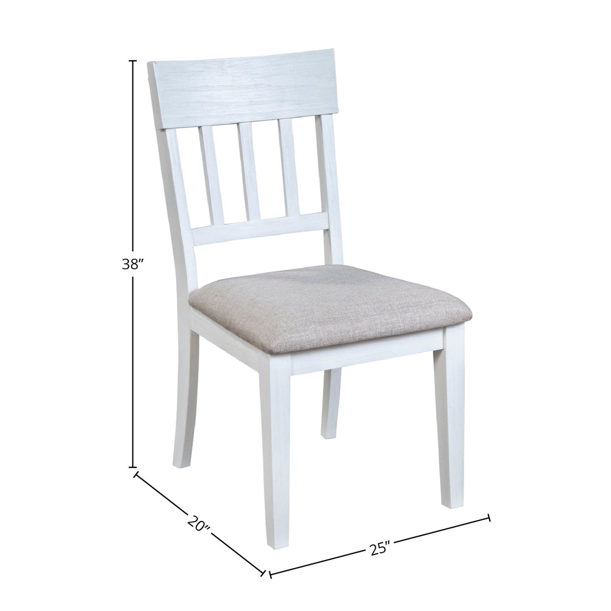 Donham Side Chairs in White – Set of 2