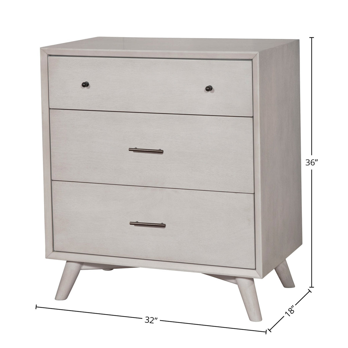 Flynn Small Storage Chest in Gray