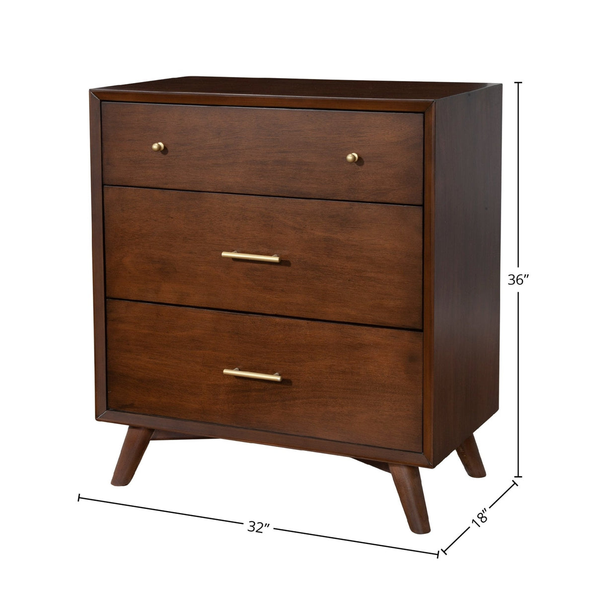 Flynn Small Storage Chest in Walnut