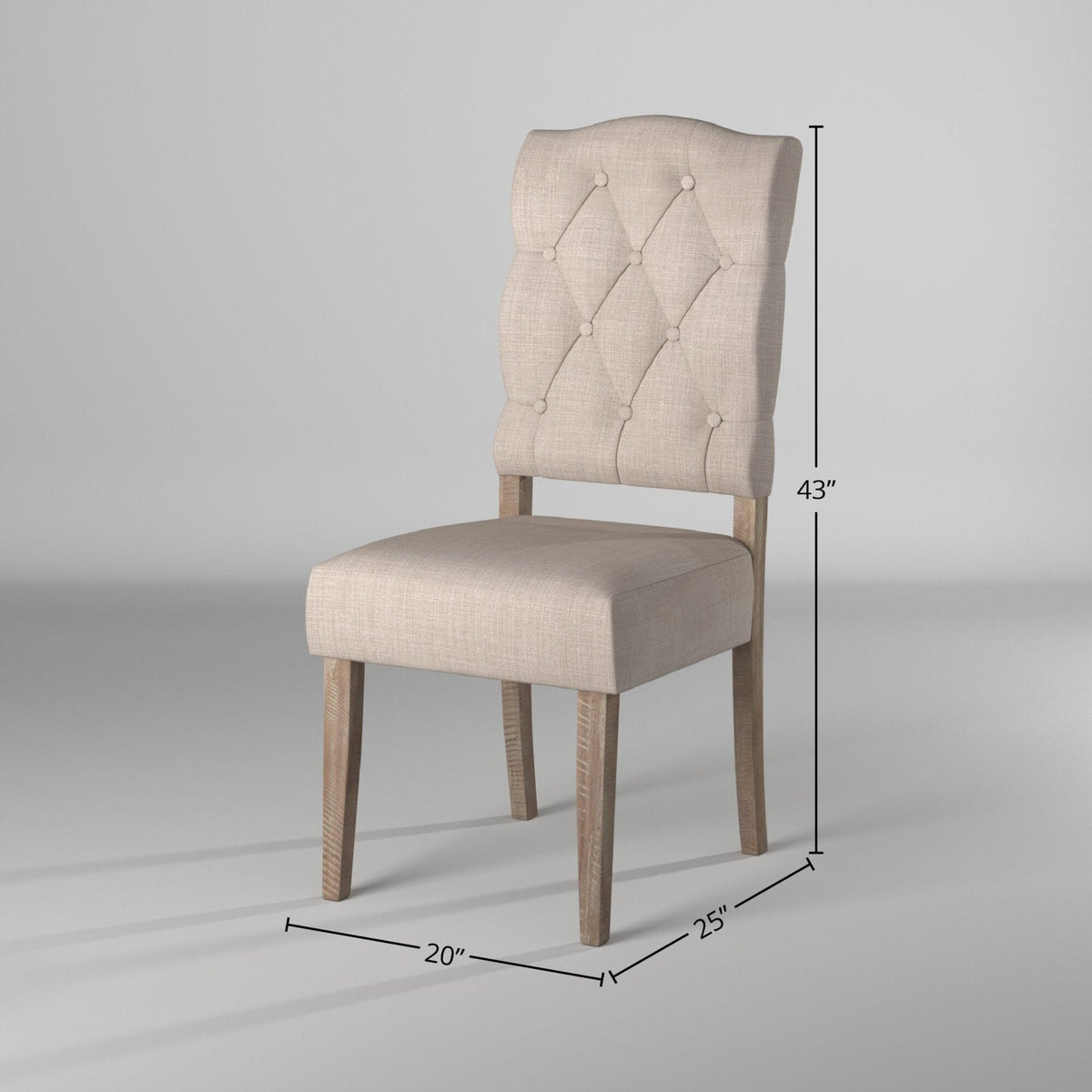 Newberry Side Chairs in Weathered Natural