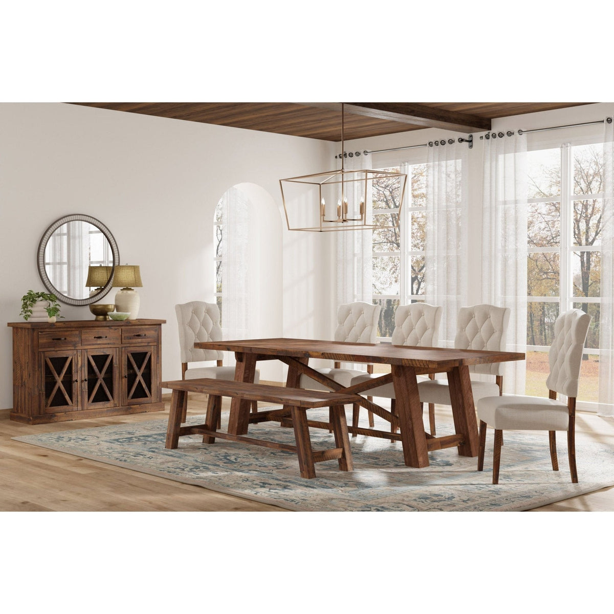 Newberry Sideboard in Medium Brown
