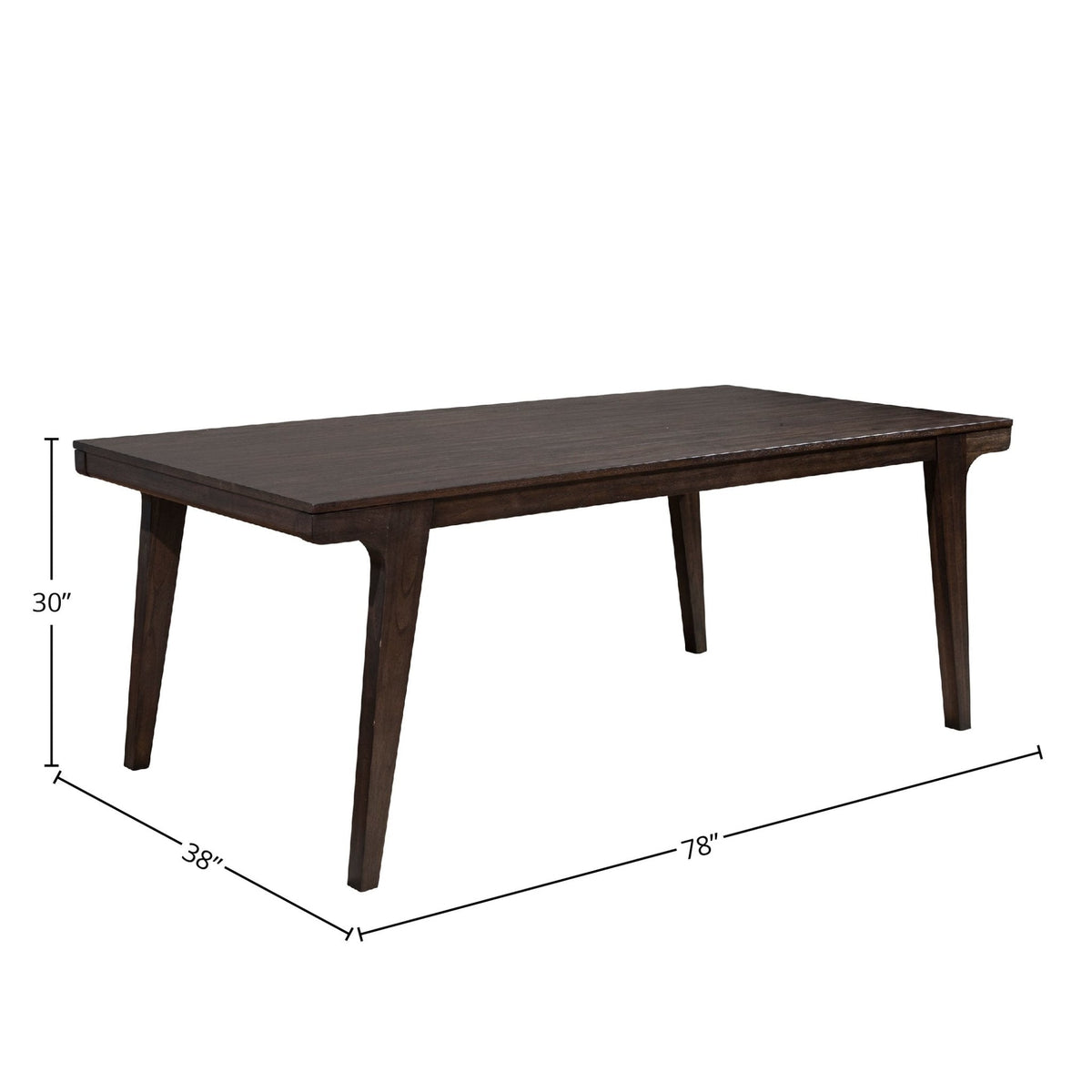 Olejo Dining Table in Chocolate