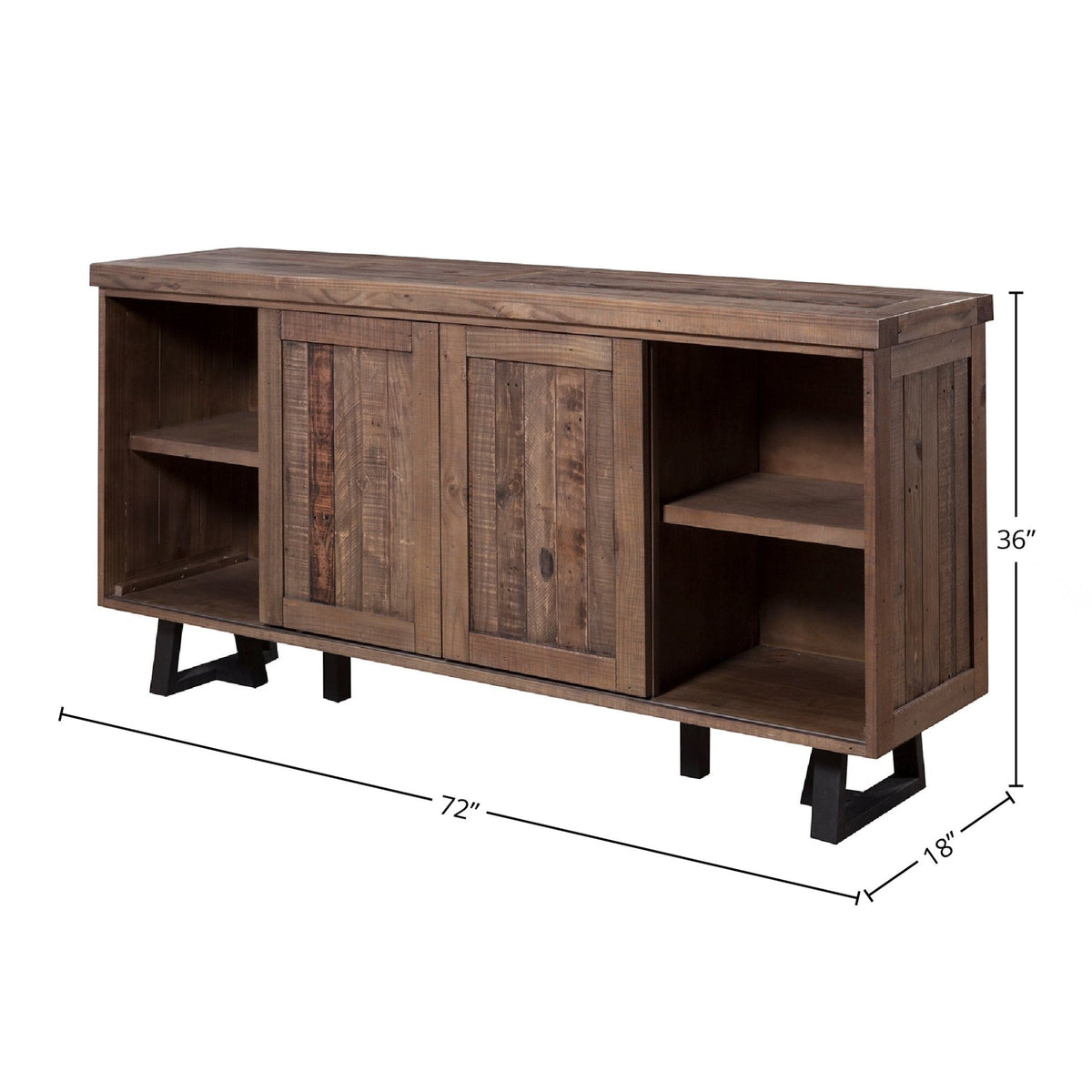 Prairie Sideboard in Natural and Black