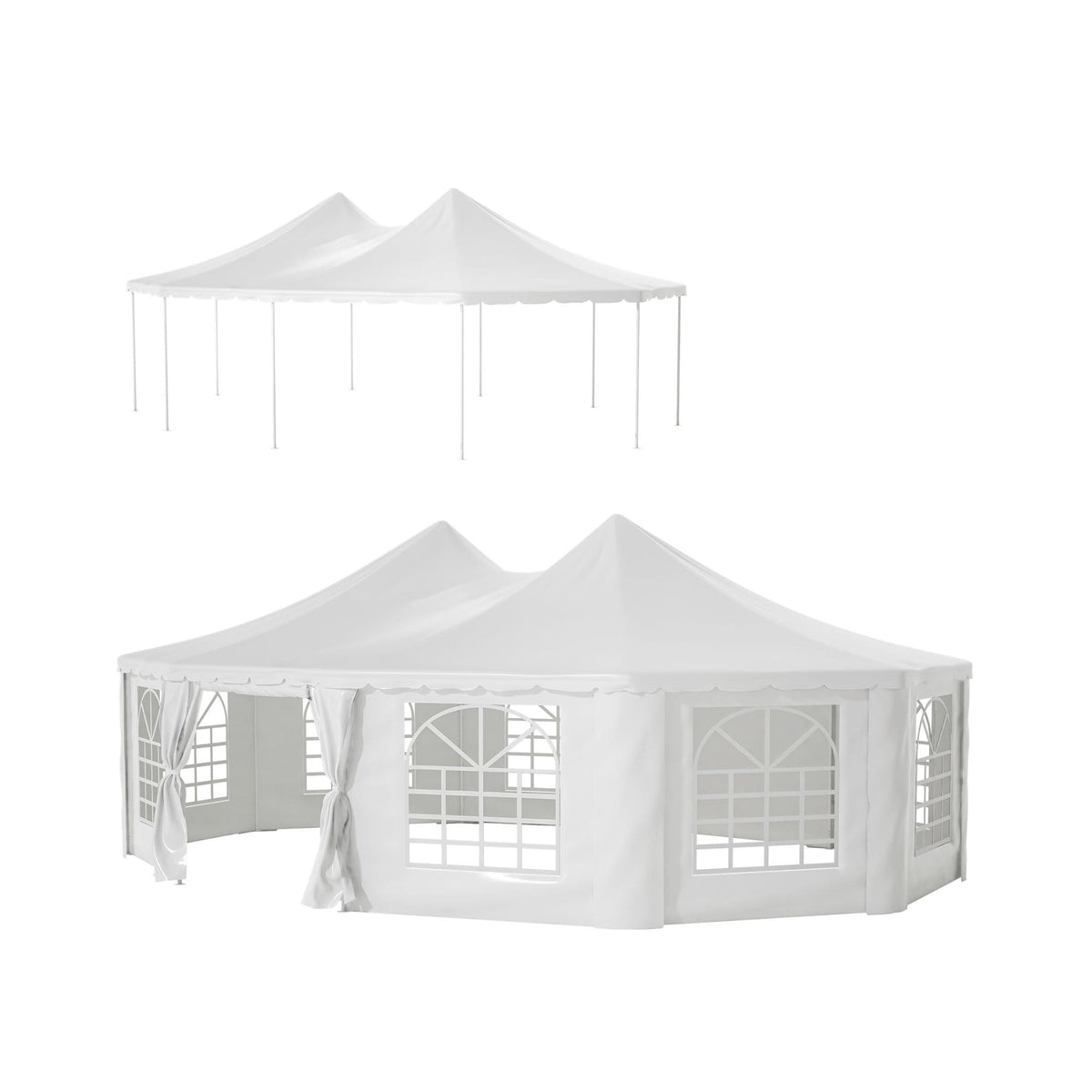 [29X21FT] Extra-Large Heavy-Duty Outdoor Waterproof Party, Wedding Tent With Steel Frame (SAK53821)