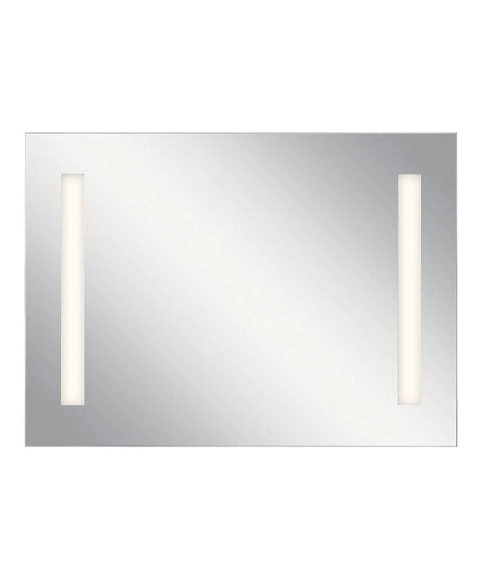 36"W x 26"H 4-Light Integrated LED Backlit Mirror with Bluetooth Soundbar