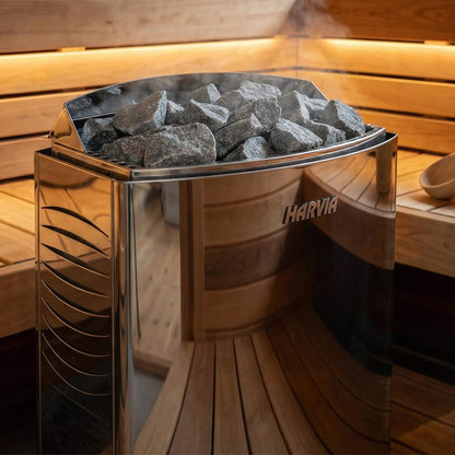 Elvaria 4-Person Canadian Red Cedar Hybrid Infrared & Steam Sauna