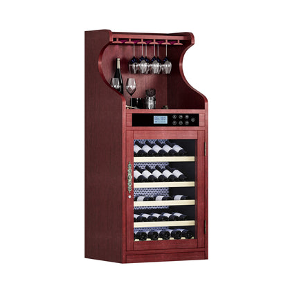 Luxury 43-Bottle Freestanding Low Noise Wine Cooler Cabinet (SAK56084)