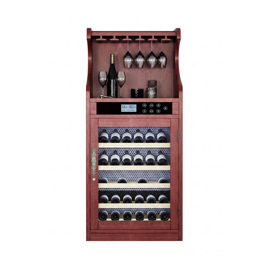Luxury 43-Bottle Freestanding Low Noise Wine Cooler Cabinet (SAK56084)