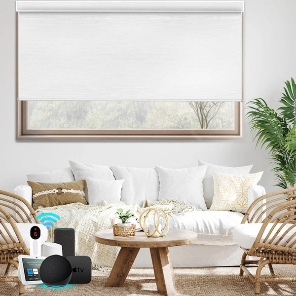 White Blackout Window Shade Collection
