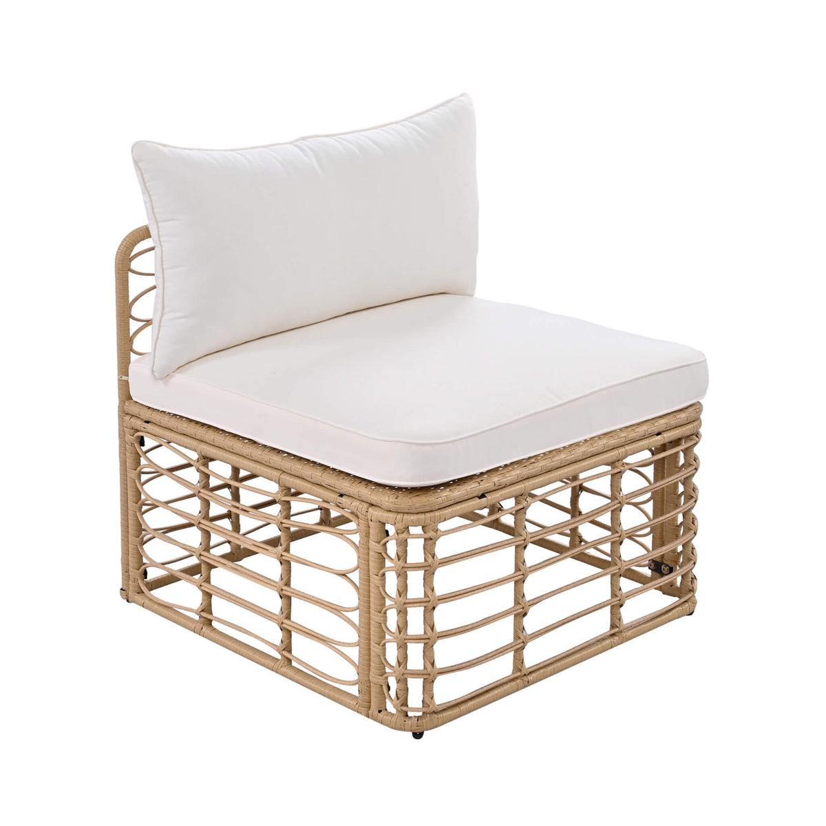 7-Piece Outdoor All-Weather Rattan Patio Sofa Set With Cushions (SAK47230)