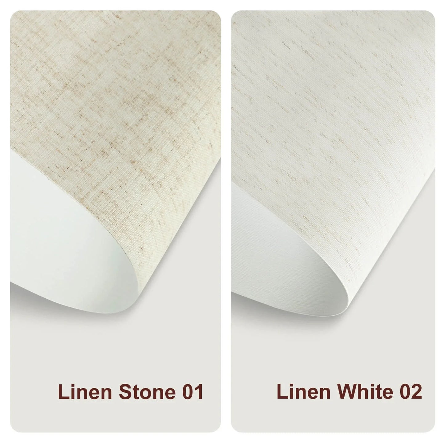 Motorized Roller Shades 100% Blackout Linen