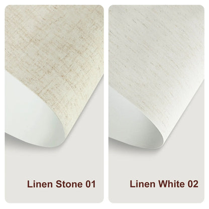 Motorized Roller Shades 100% Blackout Linen