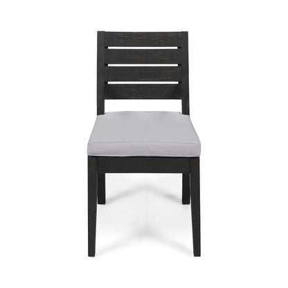 9-Piece Outdoor Dining Set With Extendable Acacia Wood Patio Table (SAK75134)