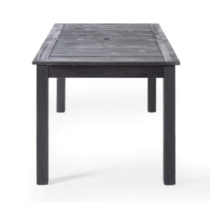 9-Piece Outdoor Dining Set With Extendable Acacia Wood Patio Table (SAK75134)