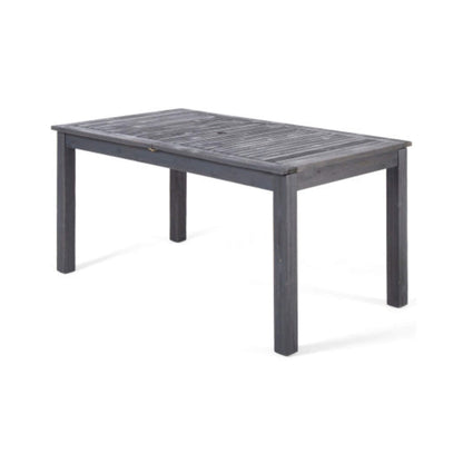 9-Piece Outdoor Dining Set With Extendable Acacia Wood Patio Table (SAK75134)