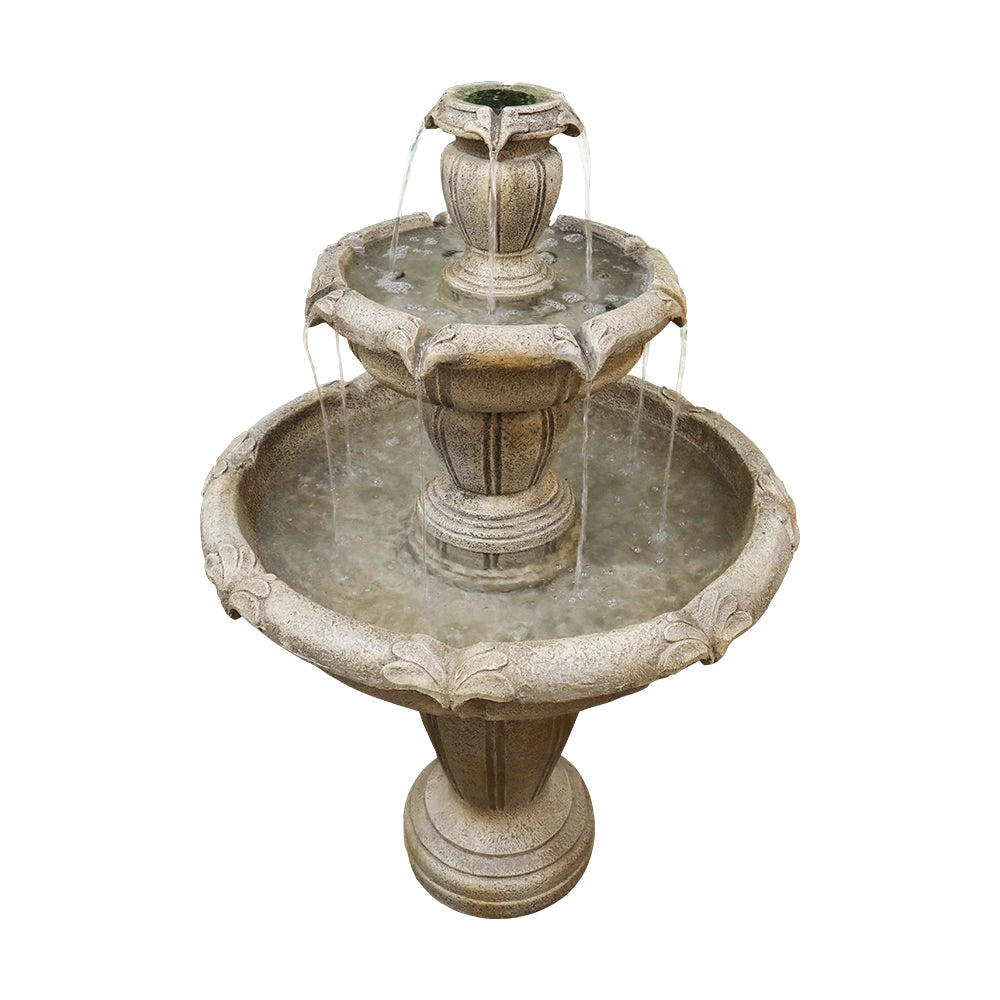 Concrete 3 Tier Water Fountain Large Estate