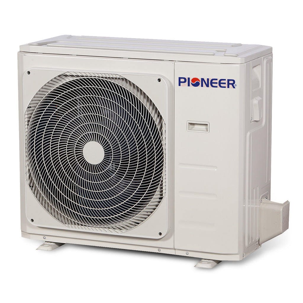 : 36,000 BTU 4-Way Ceiling Cassette Mini-Split Heat Pump System – 20 SEER2, 230V