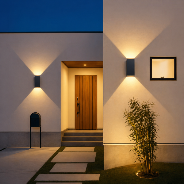 Lumaire Studio DuoVault Up/Down Outdoor Wall Sconce