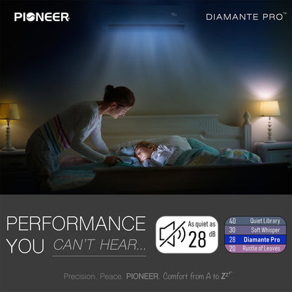 Solarium Diamond Pro™ 36,000 BTU High-Efficiency Ductless Mini-Split Heat Pump System