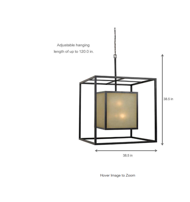 Hilden 12-Light Aged Bronze Pendant