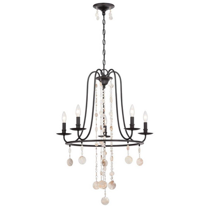 Matira 5-Light Oil-Rubbed Bronze Chandelier