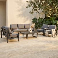 Solterra Luxe Outdoor Lounge Set — Studio Shot