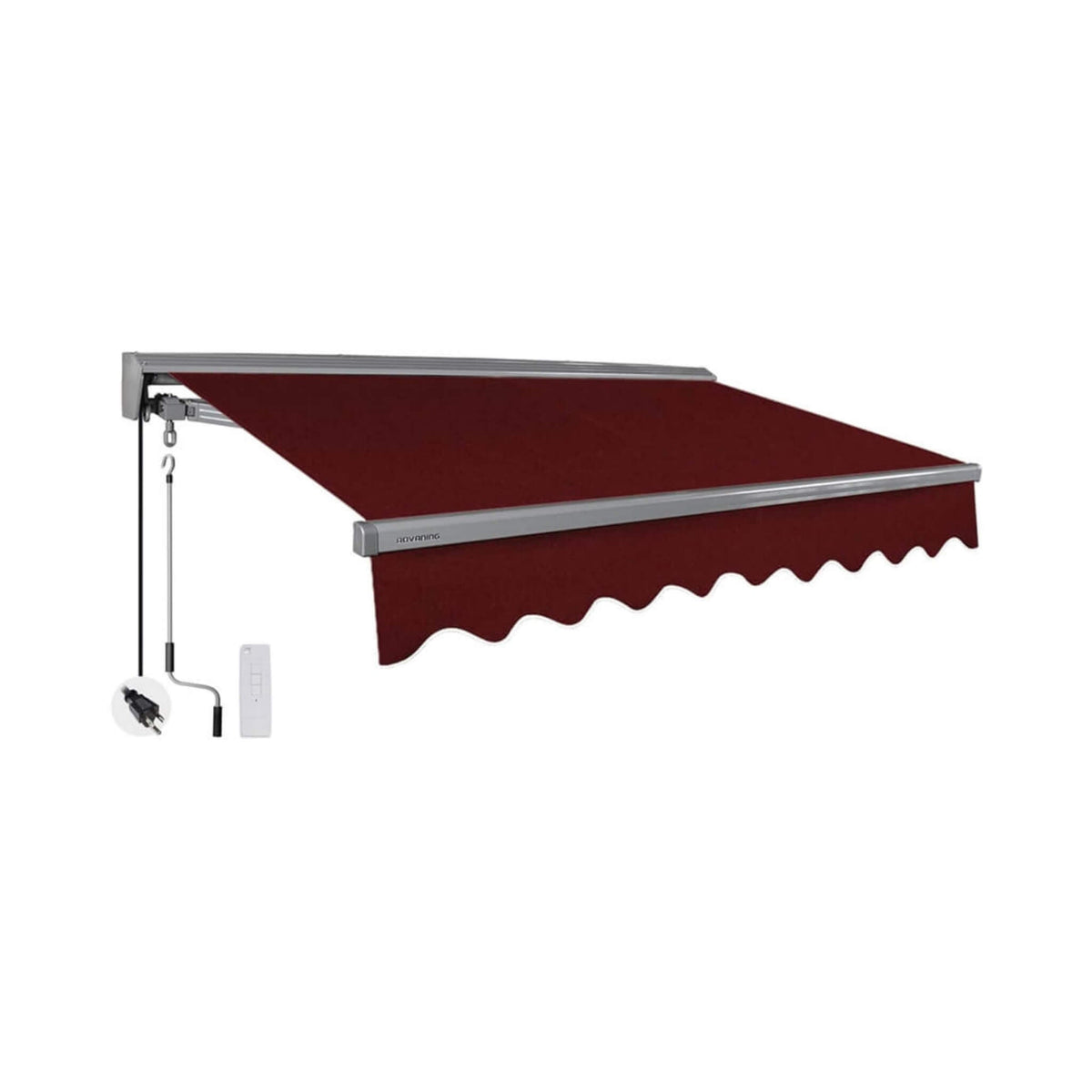 Advaning Classic Series Fully-Assembled Retractable Sun Shade Canopy Awning (SAK92851)
