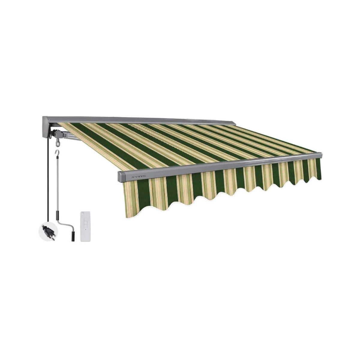 Advaning Classic Series Fully-Assembled Retractable Sun Shade Canopy Awning (SAK92851)