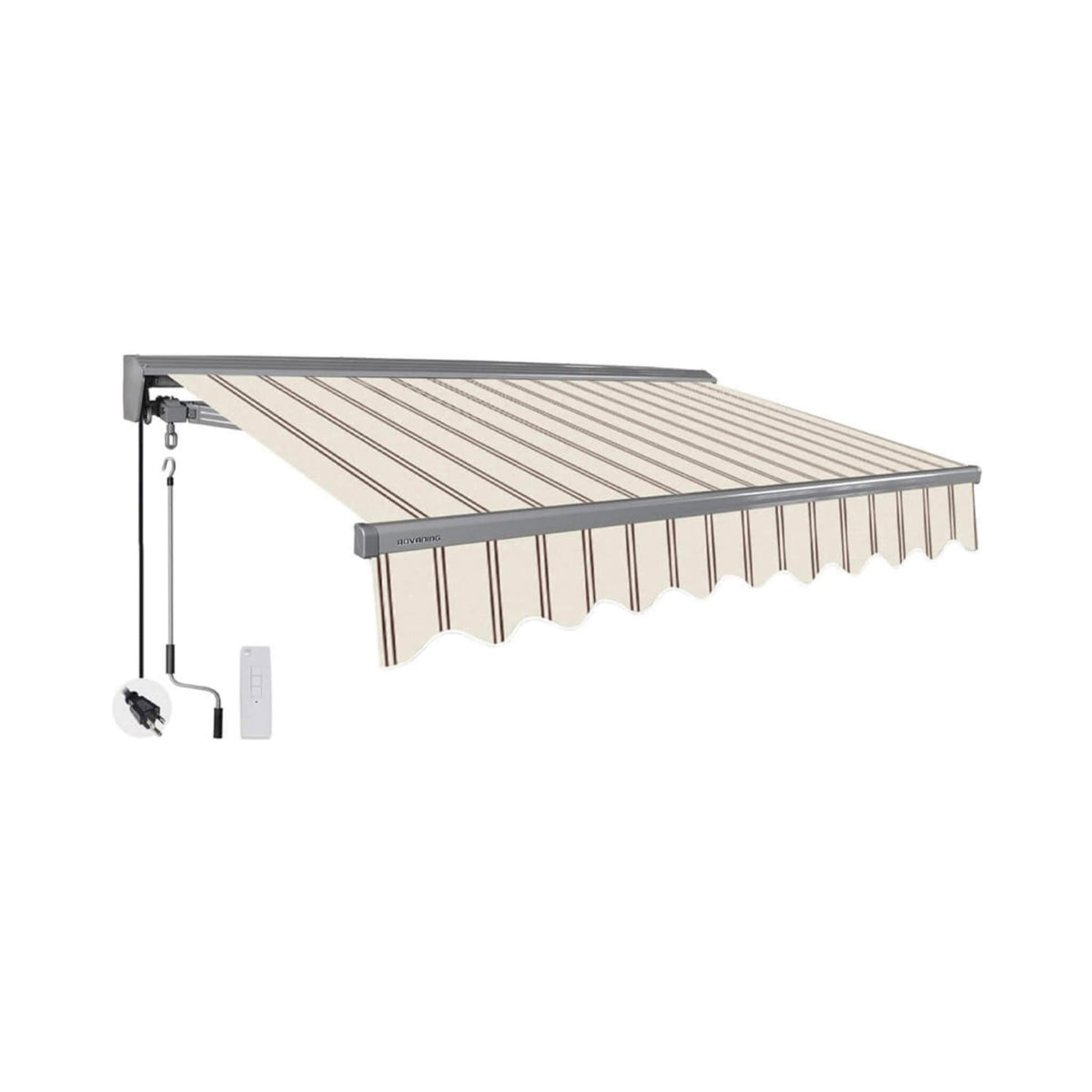 Advaning Classic Series Fully-Assembled Retractable Sun Shade Canopy Awning (SAK92851)