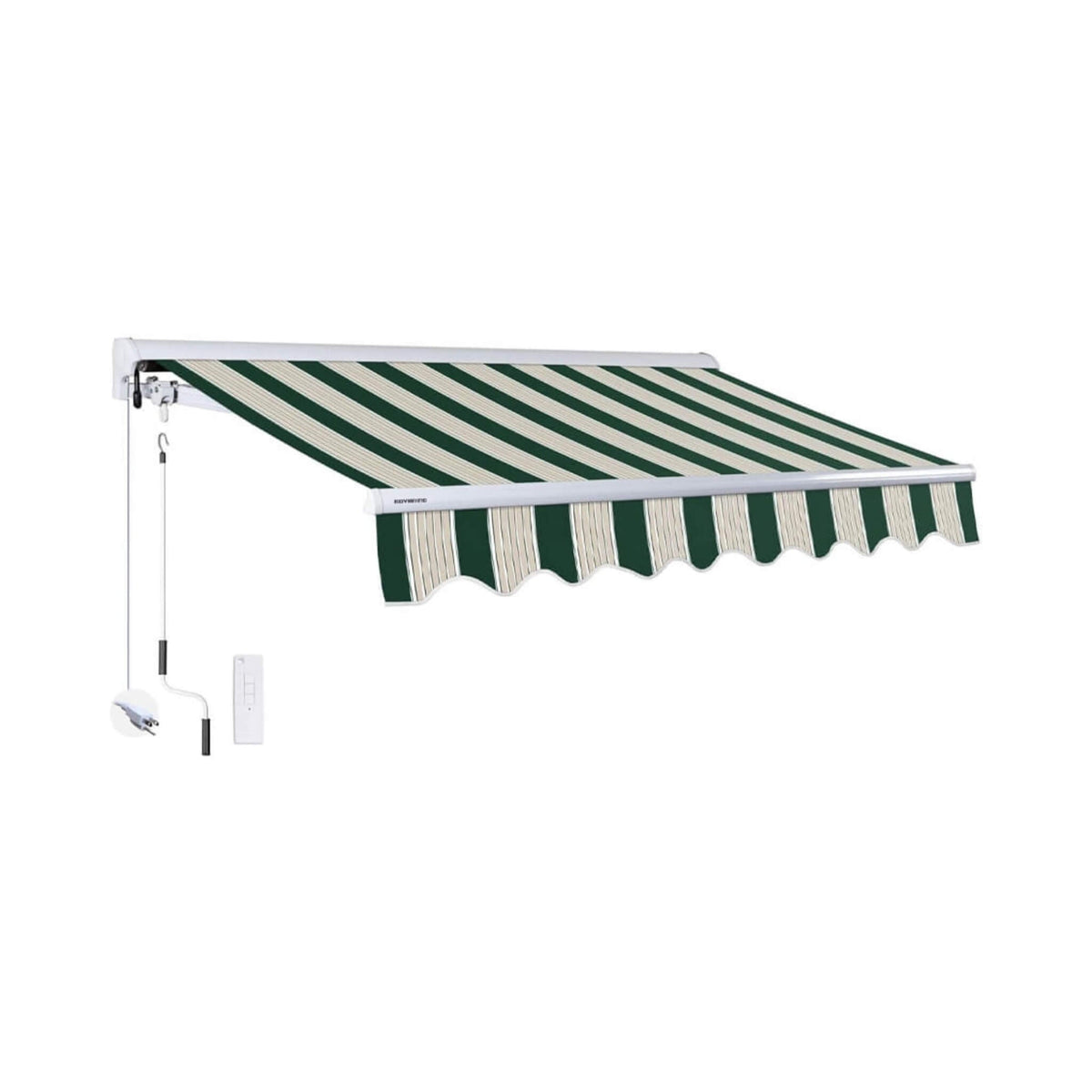 Advaning Luxury Series Fully-Assembled Retractable Sun Shade Canopy Awning (SAK31549)