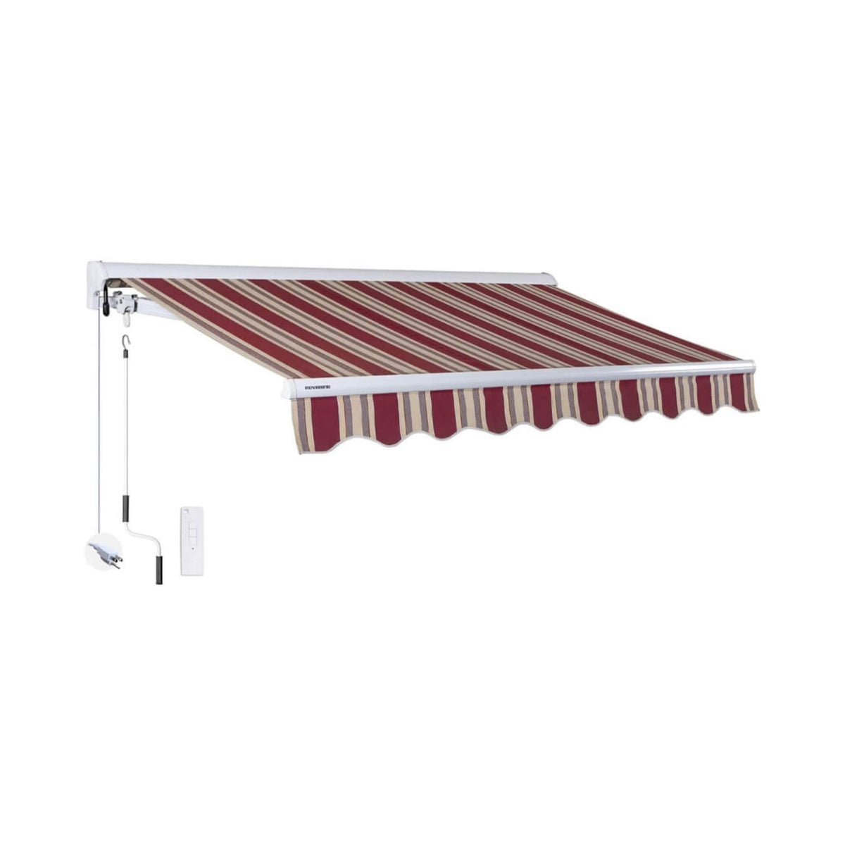 Advaning Luxury Series Fully-Assembled Retractable Sun Shade Canopy Awning (SAK31549)