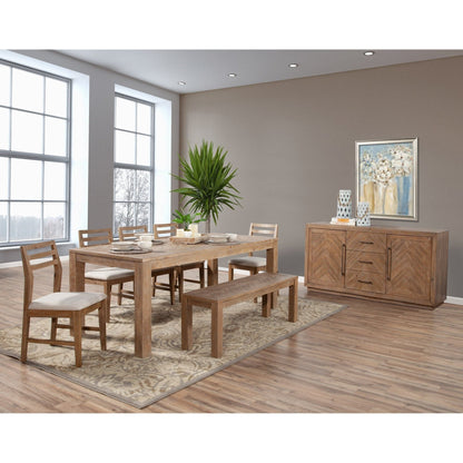 Aiden Bench, Natural Weathered