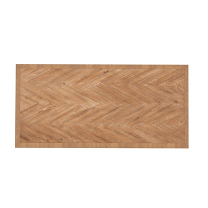 Aiden Dining Table, Natural Weathered