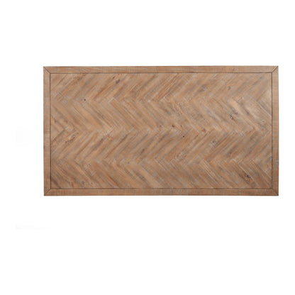 Aiden Dining Table, Natural Weathered