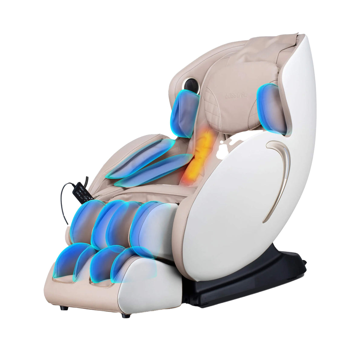Bosscare Full-Body 3D Zero-Gravity Shiatsu Recliner Massage Chair With App (SAK32840)