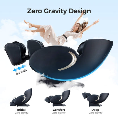 Bosscare Full-Body 3D Zero-Gravity Shiatsu Recliner Massage Chair With App (SAK32840)