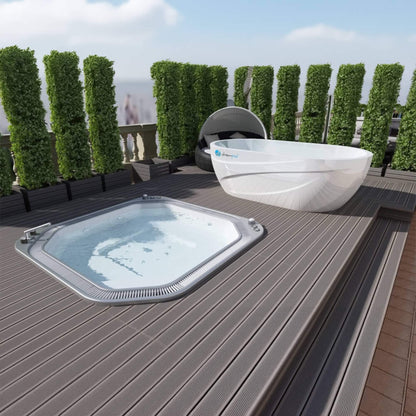 DREAMPOD Premium Fiberglass Ice Bath with Chiller System