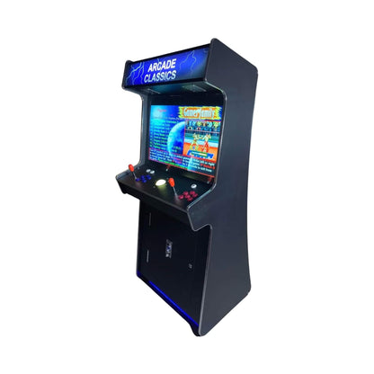 Full-Size 2-Player Upright Arcade Game Machine with Dual Shooting Guns