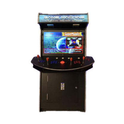 Full-Size 4-Player Upright Arcade Game Machine with 4,600 Classic Games