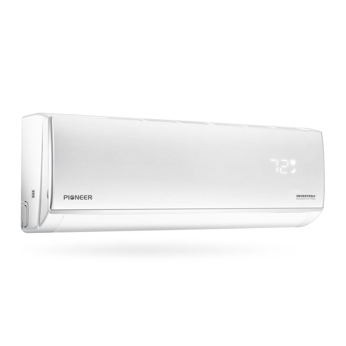 18,000 BTU High-Wall Ductless Mini-Split Heat Pump System with 16-Foot Installation Kit – 21 SEER2, 230V