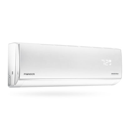 18,000 BTU High-Wall Ductless Mini-Split Heat Pump System with 16-Foot Installation Kit – 21 SEER2, 230V