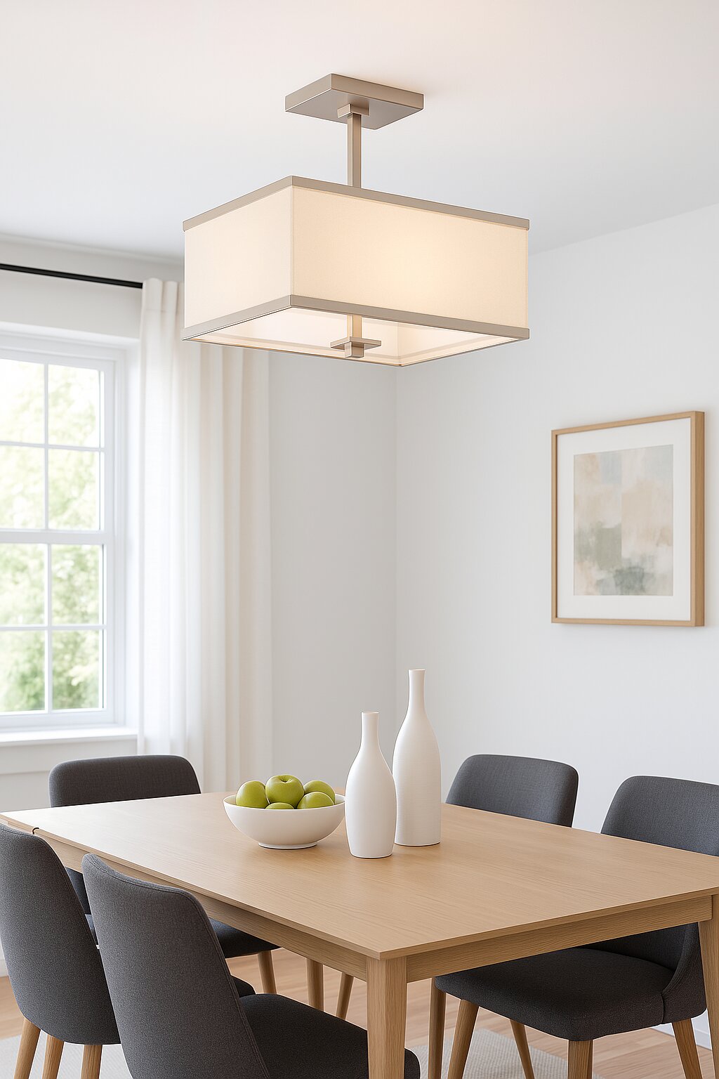 Menlo Park 4-Light Semi-Flush Mount Ceiling Light