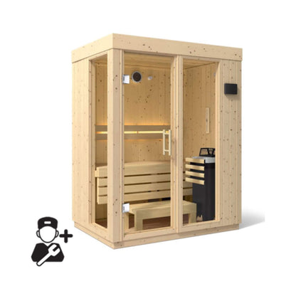 Kohler C1 Luxury Scandinavian Spruce Indoor Sauna