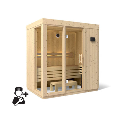 Kohler C1 Luxury Scandinavian Spruce Indoor Sauna