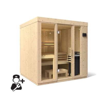 Kohler C1 Luxury Scandinavian Spruce Indoor Sauna