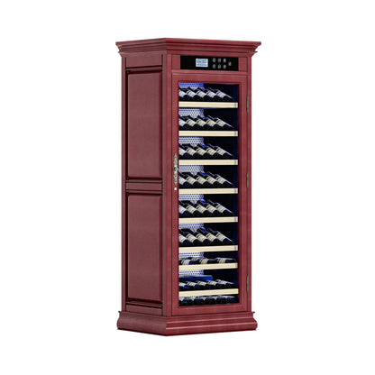 102-Bottle 10.6 Cu.Ft Wine Cooler Cabinet With LED Lighting And Temperature Control (SAK69027)