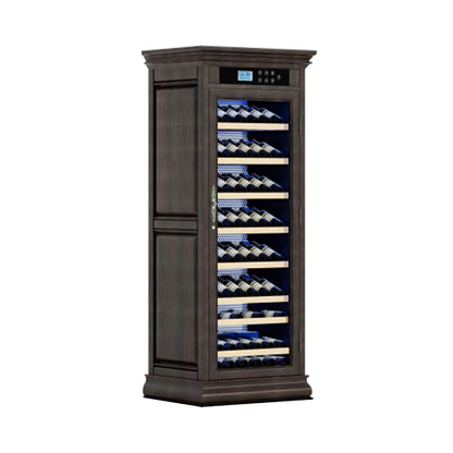 102-Bottle 10.6 Cu.Ft Wine Cooler Cabinet With LED Lighting And Temperature Control (SAK69027)