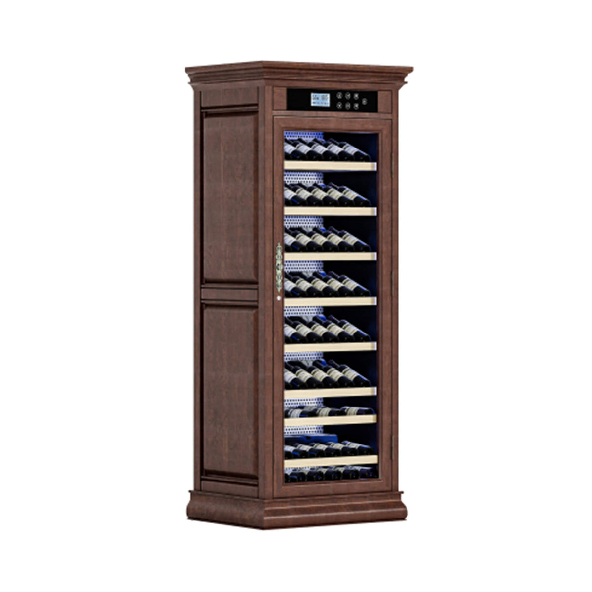 102-Bottle 10.6 Cu.Ft Wine Cooler Cabinet With LED Lighting And Temperature Control (SAK69027)