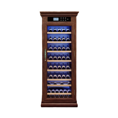 102-Bottle 10.6 Cu.Ft Wine Cooler Cabinet With LED Lighting And Temperature Control (SAK69027)