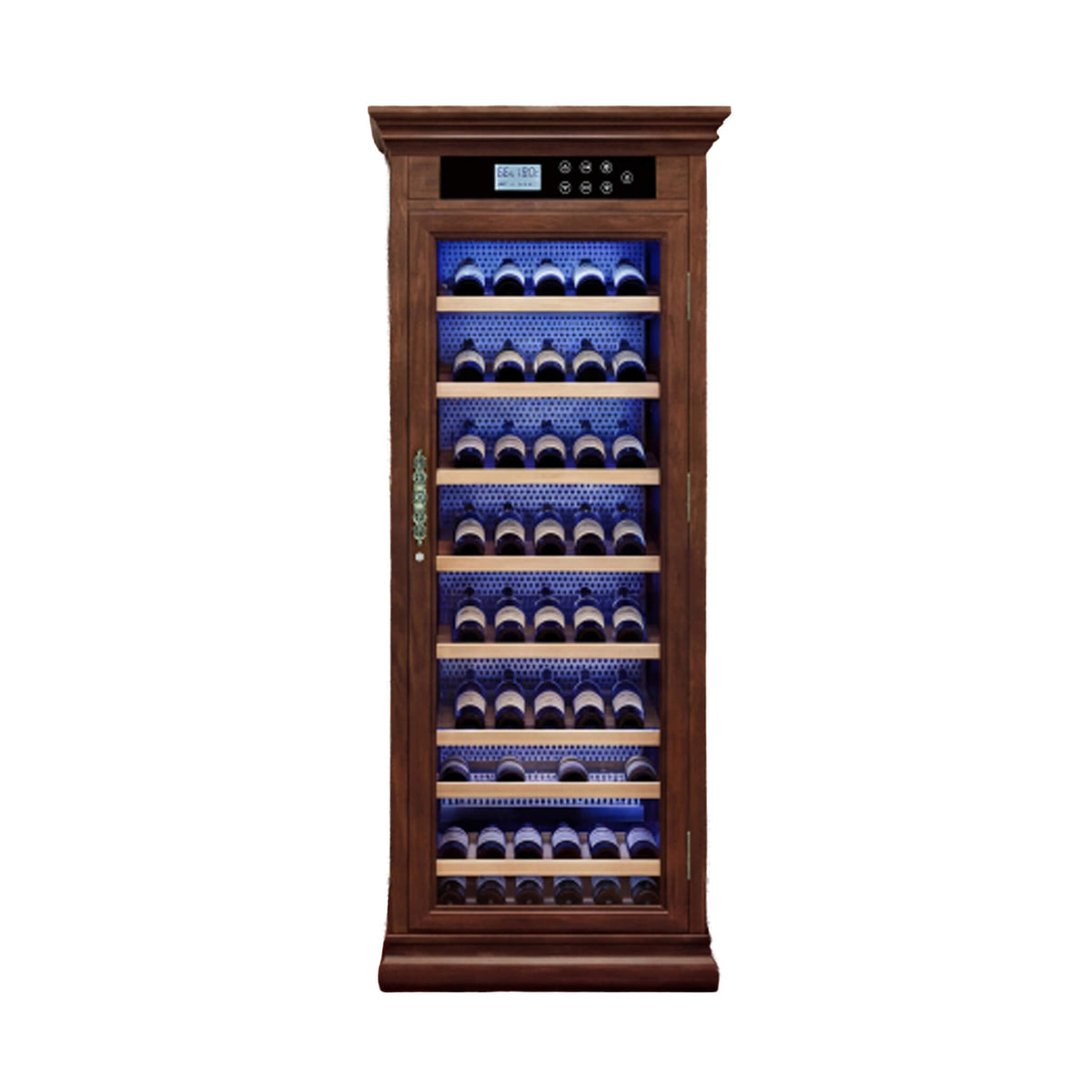 102-Bottle 10.6 Cu.Ft Wine Cooler Cabinet With LED Lighting And Temperature Control (SAK69027)